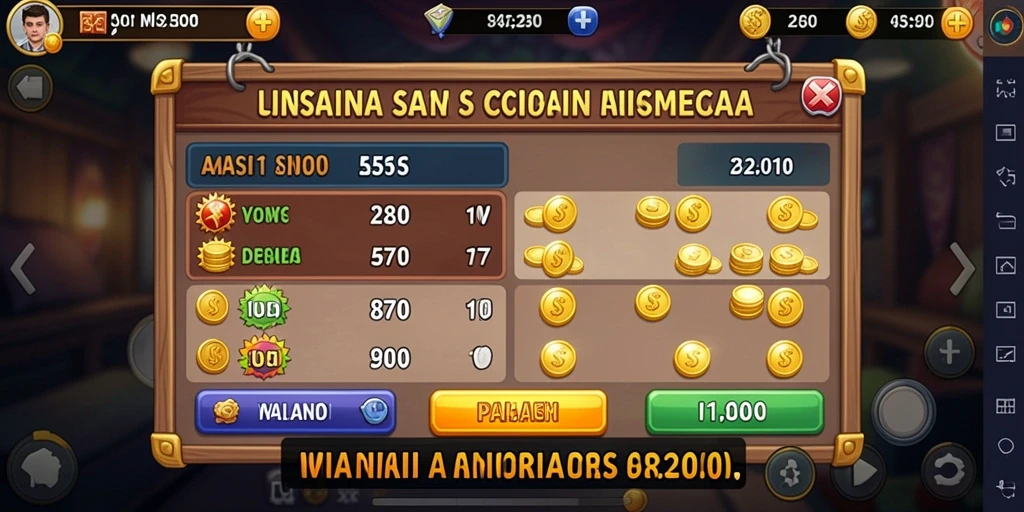 Screenshot menunjukkan petualangan seru di dunia fantasi.