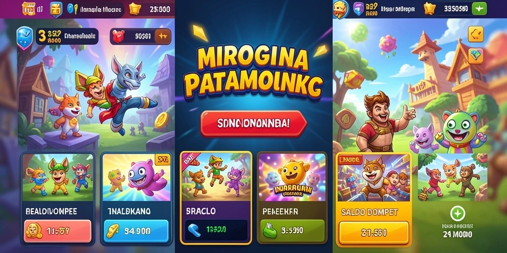 Tampilan awal yang menarik dan user-friendly.