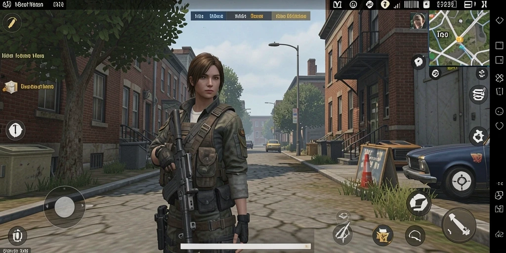 Screenshot menunjukkan tampilan awal permainan yang menarik.