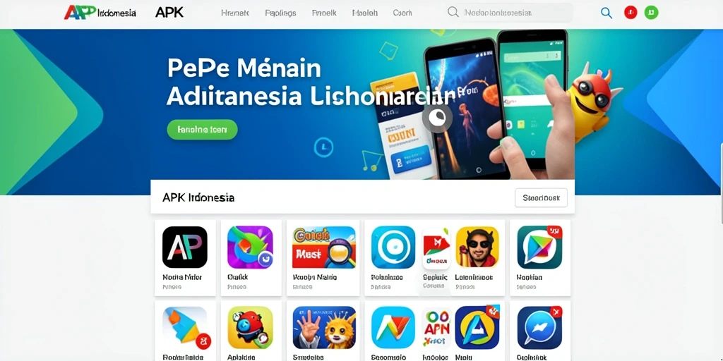 Tampilan awal yang memukau dan mudah dinavigasi.