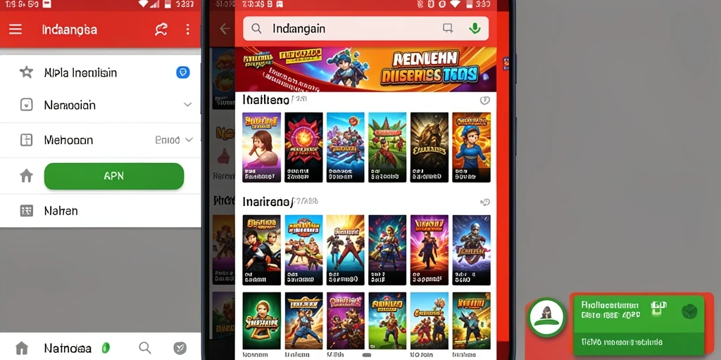Tampilan awal yang menarik dan mudah dinavigasi.